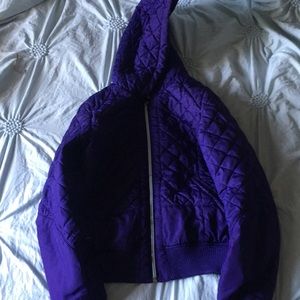 Pink envelope puff jacket